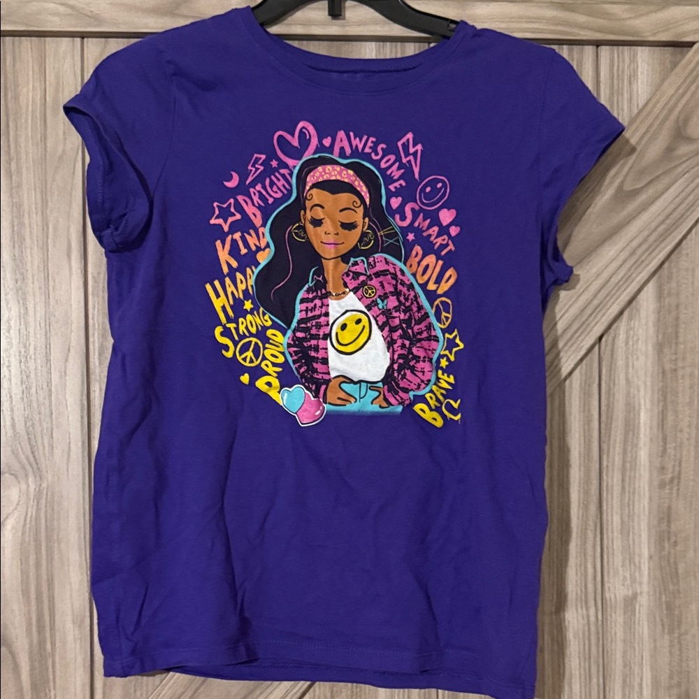The Children's Place Purple Tee with Bold Graphic